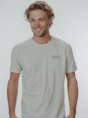 The Normal Brand Sand Dockside T-Shirt/17597